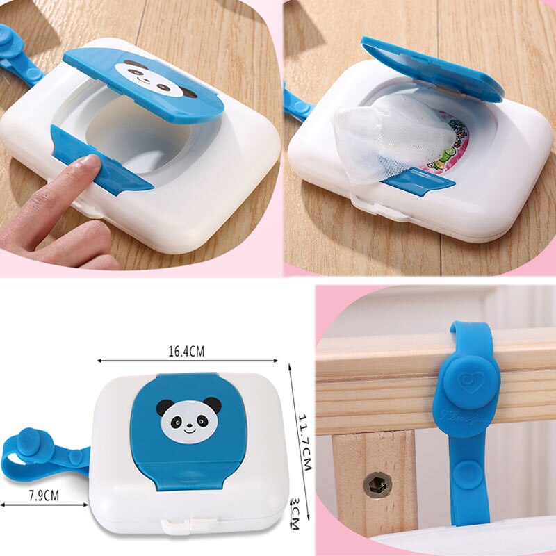 Baby Wipes Dry Wet Tissue Paper Case Care Napkin Storage Box Holder Container